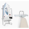 JERDON Ironing Board Holder and Iron Caddy - Stainless Steel