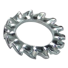 AERZETIX - C17671-100 x Fächerscheiben - Zahnscheiben - Sicherungsscheiben - Außengezahnt - M7 Ф12.5mm - Verzinkter Stahl