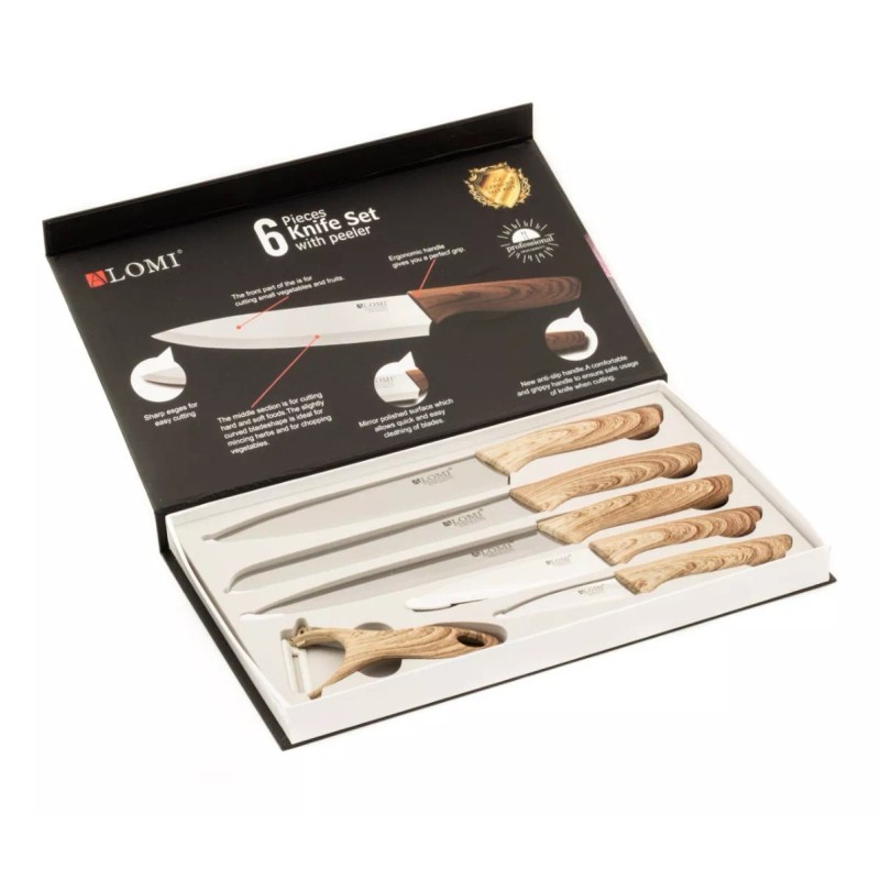 CL Set De Cuchillos Profesionales Acero Inoxidable Mango Tipo M