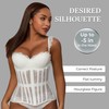 Mesh Corset Waist Trainer for Women - Underbust Corset Lace
