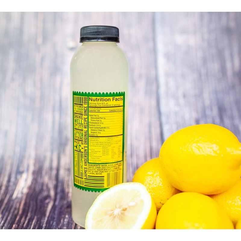 James’ Lemonade – Original Lemon Juice Recipe w/ Fresh Mint–