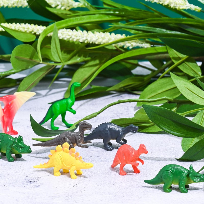 100 Piece Party Pack Mini Dinosaurs - Plastic Mini Educational