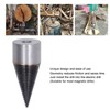 Firewood Bit Ti Coating Carbon Steel Efficient Cutting Wood Splitter