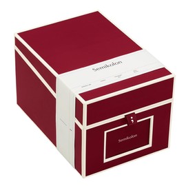 Semikolon CD & photobox in Bordeaux (dark red)