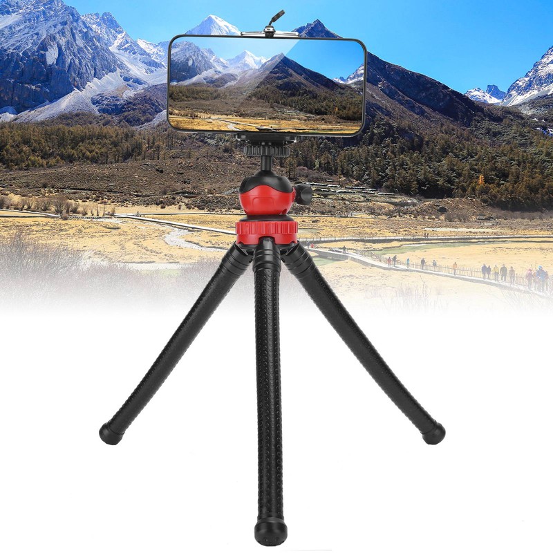 Camera Smart Phone Portable Flexible Rubber Octopus Tripod Bracket Shooting