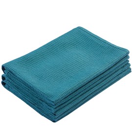 Classic Kitchen Towels, 100% Natural Cotton, The Best Tea Towels, Napkins, Absorbent and Lint-Free, Machine Washable, 16 x 24 Inch, 3 Pack (Dark Green)