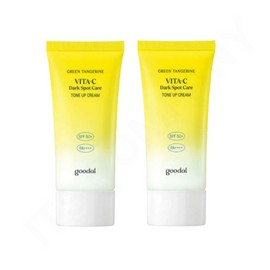 Goodal Green Tangerine Vita C Blemish Tone-Up Cream SPF50+ PA++++ 50ml, Green Tangerine Vita C Blemish Tone-Up Cream 50ml 2pcs (1+1), 1pcs / 구달 청귤 비타C 잡티 톤업 크림 SPF50+ PA++++ 50ml, 청귤 비타C 잡티 톤업 크림 50ml 2개(1+1), 1개