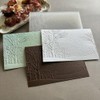 WooYangFun 3D Merry Christmas Snow Forest Embossing Folder for Card