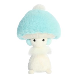 Aurora® Festive Fungi Friends™ Holiday Stuffed Animal - Unique Design - Loveable Companions - Earmuffs 9 Inches