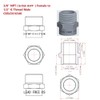 Cascada G Thread (British BSPP) to NPT Thread Pipe Fitting