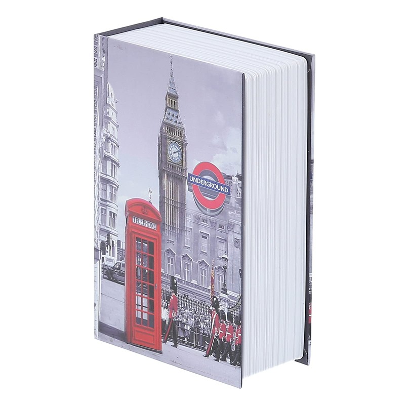 lyrlody Replica Book Shaped Safe Box Home Durable Safefall for