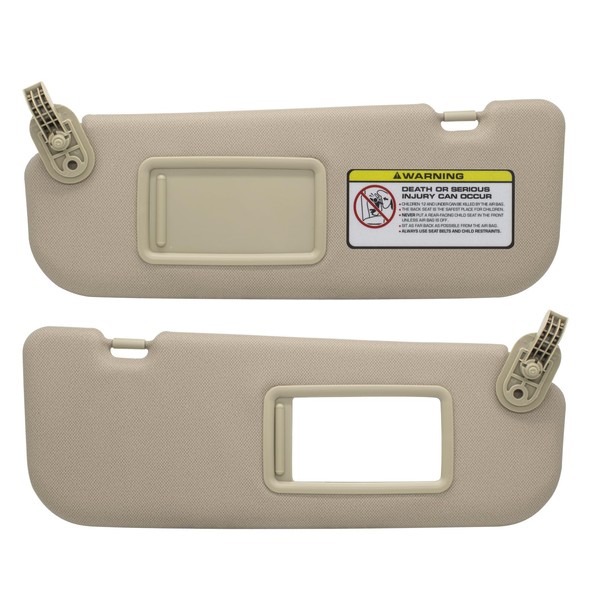 CRAZYPARTS Driver Left & Passenger Right Side Sun Visor Compatible