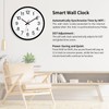 Koosome WiFi Analog Wall Clock with Auto Sync Time &