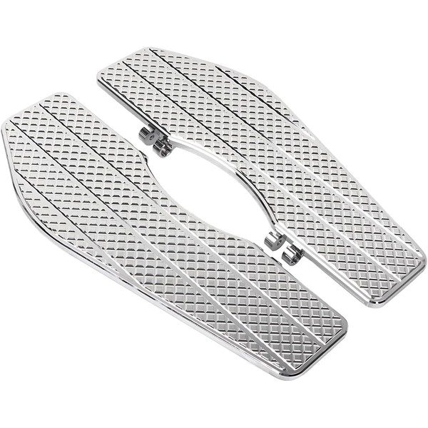 XMMT Chrome Front Ride Floor Board Floorboards Footboard Fit for