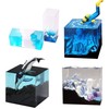 Woohome Silicone Mould for Resin, 6 PCS Mountain Peak Resin