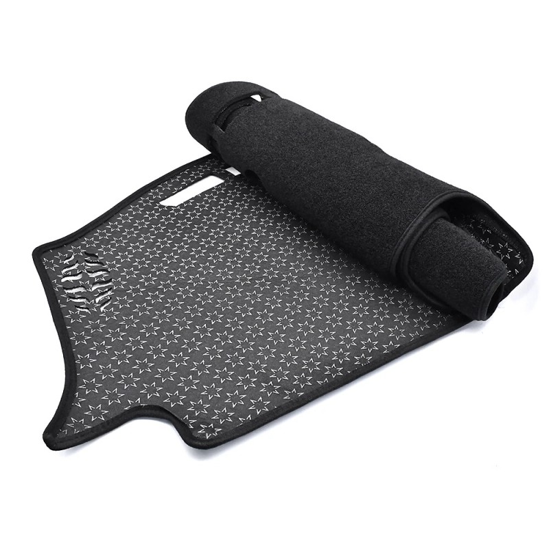 Unbranded Black Dashboard Mat Dash Sun Cover Pad For 2019-2024
