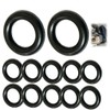 Startside Scarf Hanger Blanket Hanging Rubber Muffler Rubber Mounting Ring