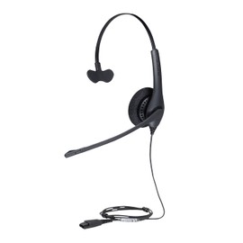Jabra Biz 1500 Mono QD Auriculares Alámbrico Diadema Oficina/Centro de Llamadas Negro