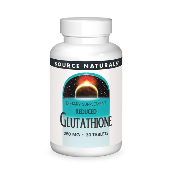 Source Naturals Glutathione, Supplement For Liver Support, 250mg - 30 Tablets