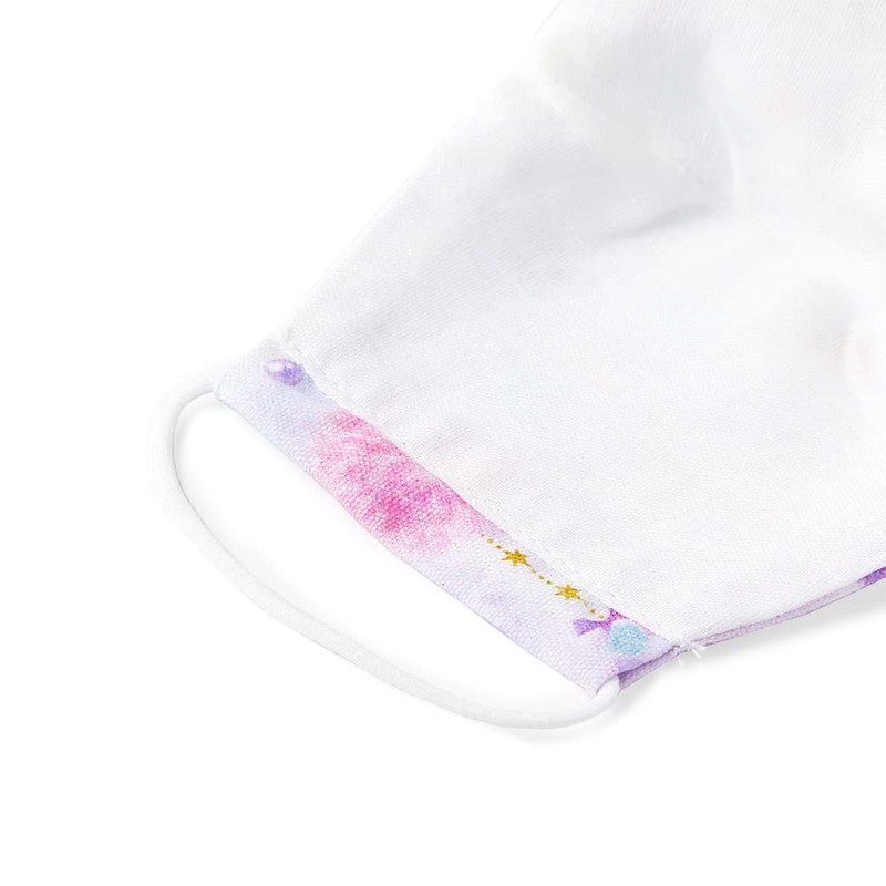 マスク 女の子 抗菌 2枚セット 洗える 立体 布 ユニコーンファンタジー カラフルキャンディスタイル N5331702