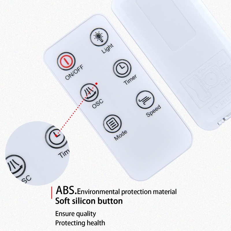 ZWP Replacement Remote Control for Antarctic Star Tower Fan 5314