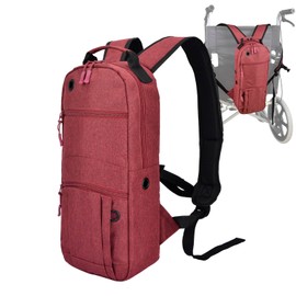 Healvaluefit Oxygen Tank Backpack O2 Cylinder Carrying Holder Bag Fit Size M4/A, M6/B, M9/C, M2, ML6 -Red (not for The D Oxygen Tank)