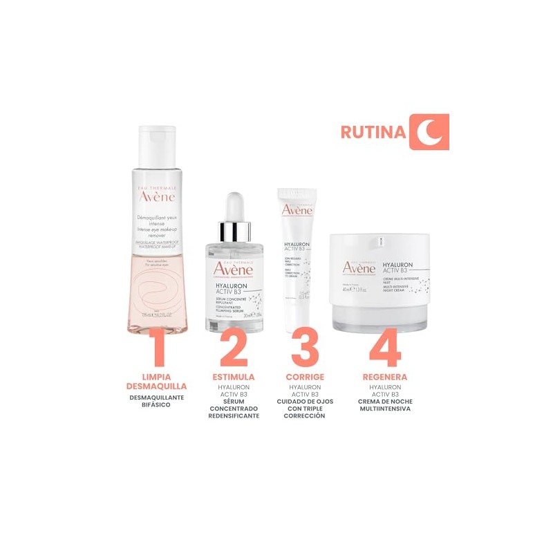 Avene Avène Hyaluron Activ B3, Crema Regeneradora con Niacinamida, 40