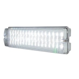 Knightsbridge 230V IP65 6W LED Emergency Bulkhead (maintained/Non-maintained)