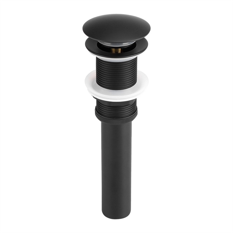 Kitchen Bathroom Basin Sink Solid Brass Popup Drain Stopper Black