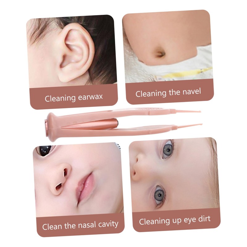 BESPORTBLE Cleaning Tweezer Clip for Nose Ears Navel Eyes Durable