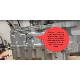 14x1.5 YFM700 YFM700SE Raptor 700 Repair Reducer OIL DRAIN PLUG Magnet kit BEFORE you strip it!!