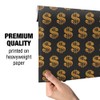GRAPHICS & MORE Gold Dollar Sign Money Pattern Gift Wrap