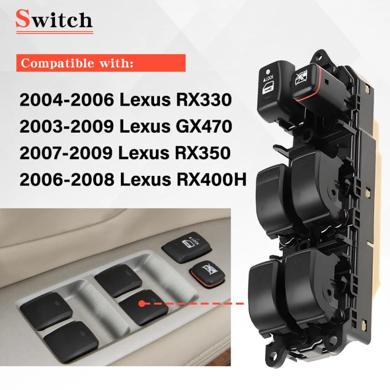 CNPAPC For Lexus RX330 RX350 GX470 RX400H 2004-2009 Driver Power