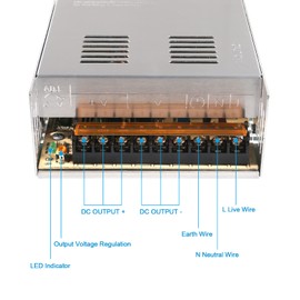 12V 30A Power Supply Transformer Adapter 360W AC to DC Adapter 12 Volt 30 Amp Switching Power Supply Converter Transformer LED Driver 110V 240V AC for LED Strip Light 3D Printer LCD Monitor