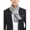 WANYING men's silk scarf faux silk spring autumn double-sided men's