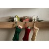 Mud Pie Light Up Stocking Holder, Green, 5 1/2" x