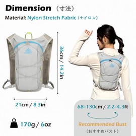 TRIWONDER Running Vest Men Women Hydration Pack Breathable Lightweight Water Backpack for Trail Marathon Cycling Hiking (03 Black - Vest Only, One Size)