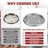 Mixer Bowl Screw Cap-Lock Plate, W10191926 Bowl Clamping Plate Ensure
