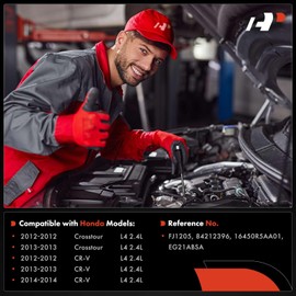 A-Premium Set of 4 Fuel Injectors Compatible with Honda CR-V CRV 2012-2014, Crosstour 2012-2013, 2.4L