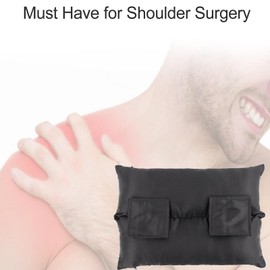BNRendles Satin Neck Pad Strap Cushion for Arm Sling Pillow Comfort Support Padding Rotator Cuff Replacemet Surgery Elbow Brace Carry Padded Cover Broken Wrist Hand Injury, Black