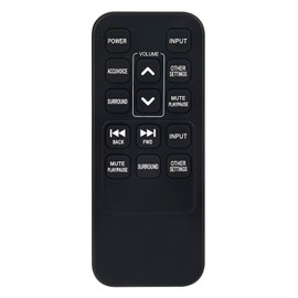 New Universal Replacement Remote Control Compatible with ZVOX Accuvoice AV157 AV203 AV257 SoundBar TV Speaker