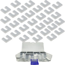 30Pcs Auto Body Alignment Shims Kit – 1/16 Inch and 1/8 Inch Thick Fender Shims with 3/8 Inch Slot – Universal Automotive Alignment Spacers for Car Truck SUV Body Panel Door Hood Gap Adjustment