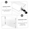 COHEALI Thermostat Lock Box with Keyed Security Durable Plastic Thermostat