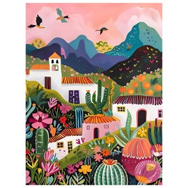 Paint by Numbers for Adult, Landscape Paint by Numbers Kit for Adults Beginners, DIY Landscape Acrylic Painting on Canvas for Home Wall Art Decor(16x20Inch