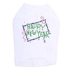 Happy New Year Confetti - Bling Rhinestone New Year Dog