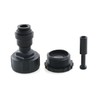 HJGarden 2 Sets Automatic Waterer Spray Fitting Black PE Quick