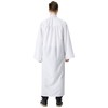 IvyRobes Bata unisex mate con mangas abiertas para bautizo, confirmación,