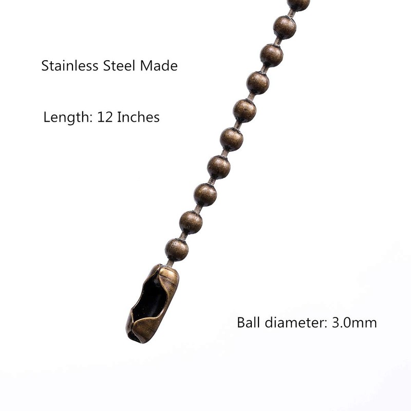 Ceiling Fan Pull Chain Compatible with Hunter Ceiling Fans, 13.6