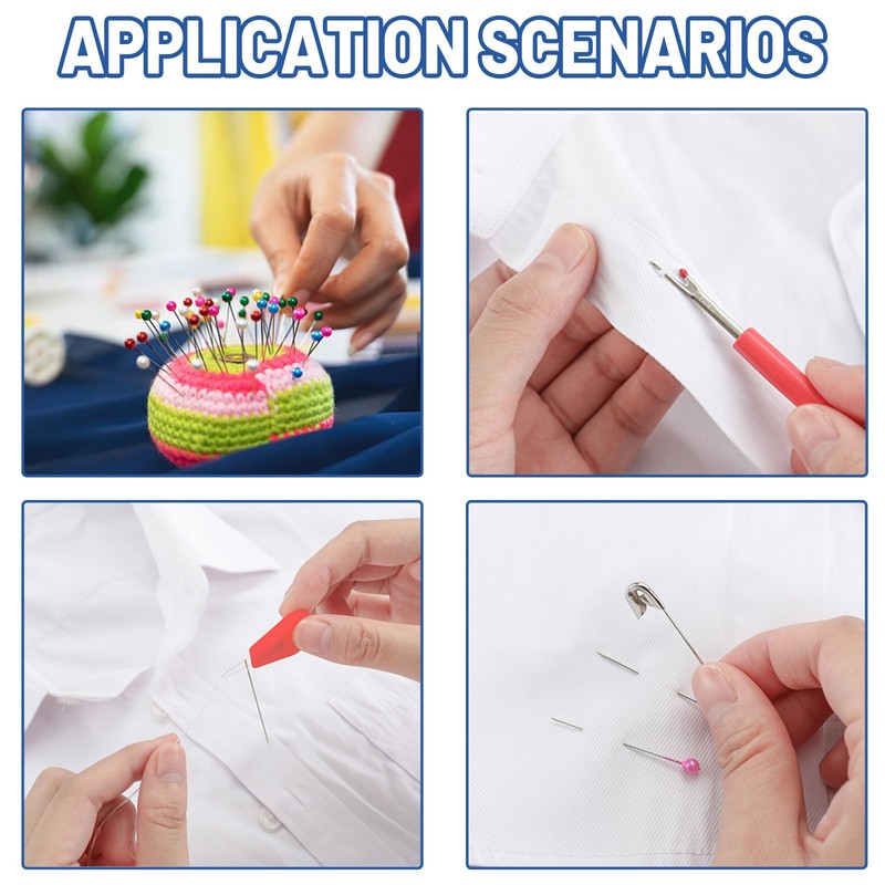 Glarks 215Pcs Sewing Kit, Multifunctional Sewing Supplies Repair Kit with