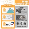 WUDIME 20Pcs Fridge Magnet Refrigerator Magnets, Whiteboard Magnets, Magnets Fridge,